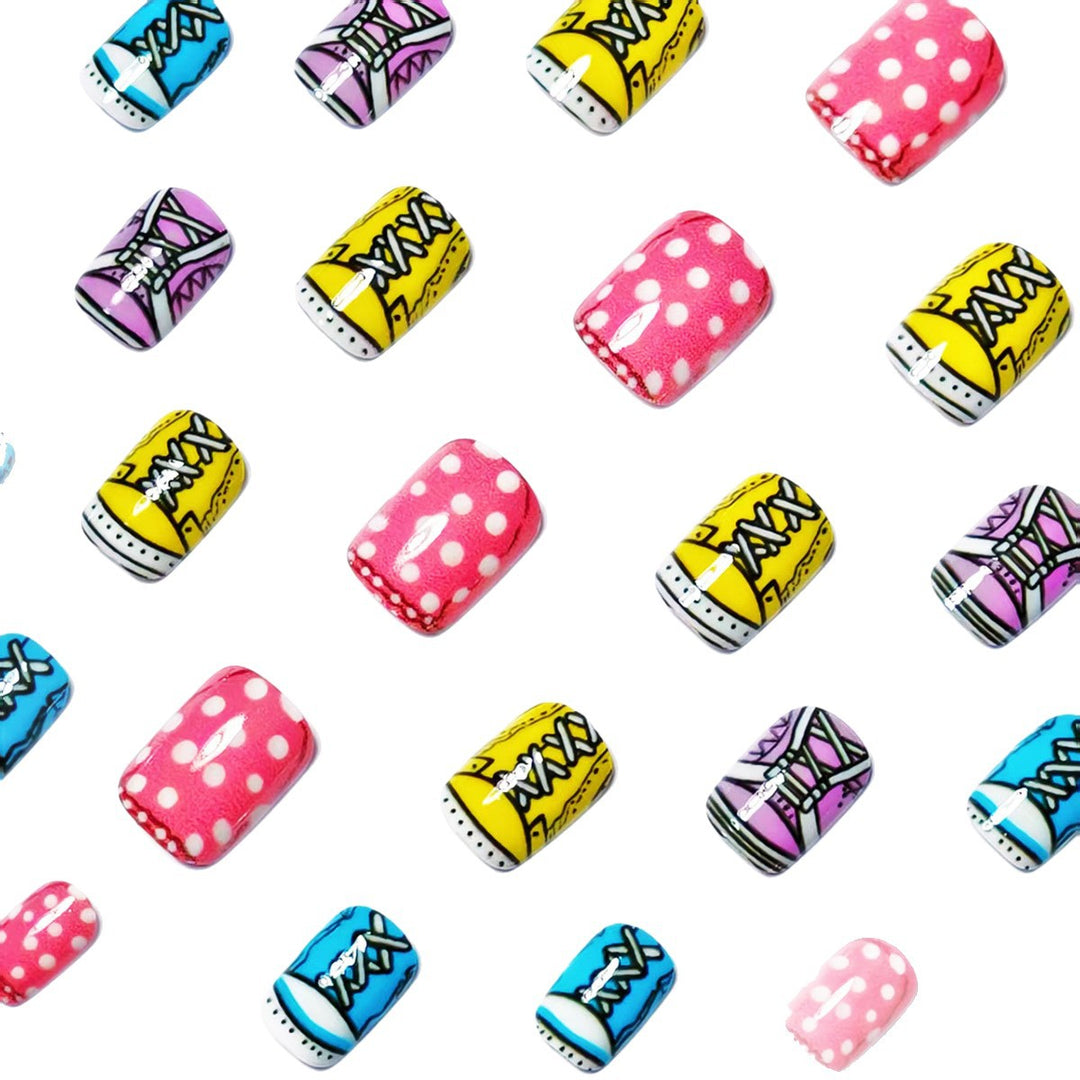Fun Sneaker-Themed Nail Art Bowlift