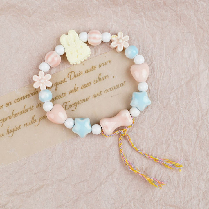 Heart-Shaped Beaded Bracelet Bowlift