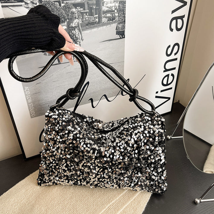 WoSparkling Sequin Evening Handbag Bowlift