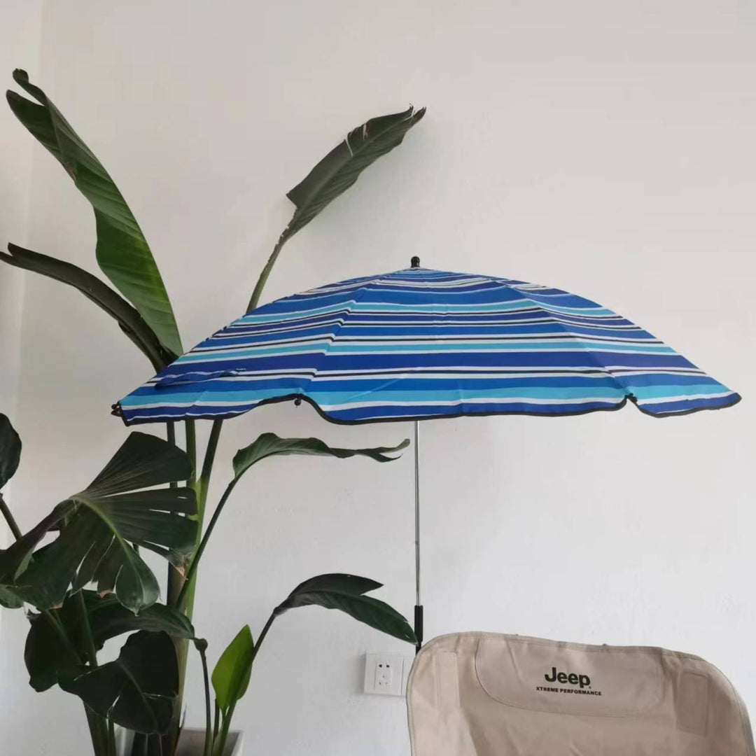 Women's Adjustable Beach Sunshade Umbrella with Ground Anchor Bowlift