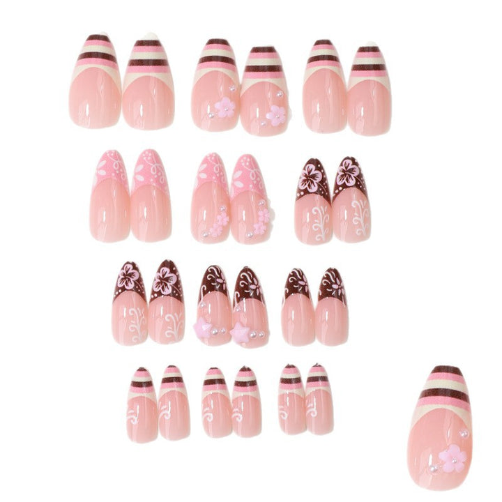 Artistic 24-Piece Nail Art Tips Bowlift