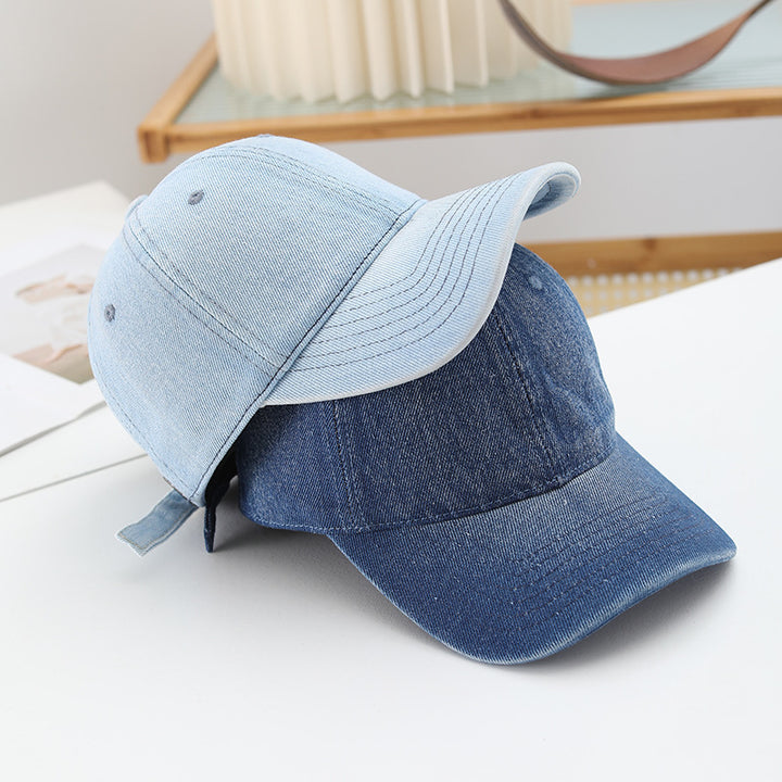 Women's casual and stylish denim baseball cap Bowlift