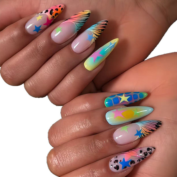 Artificial Nails In Lively Designs Bowlift