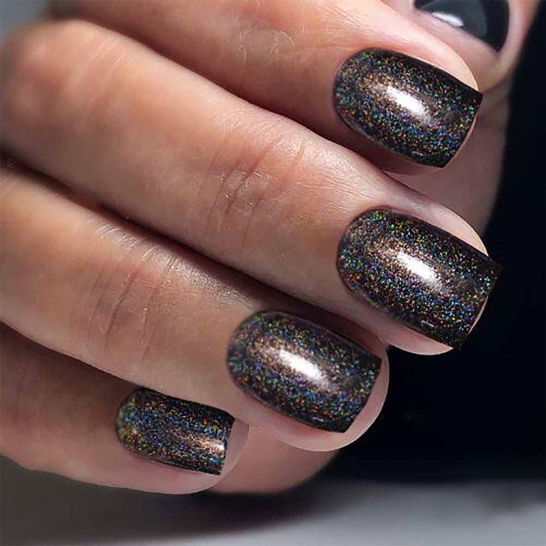 Glamorous Glitter-Infused Press-On Nail Set Bowlift