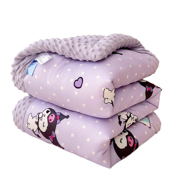 Girls cuddly blanket with versatile animal motif Bowlift