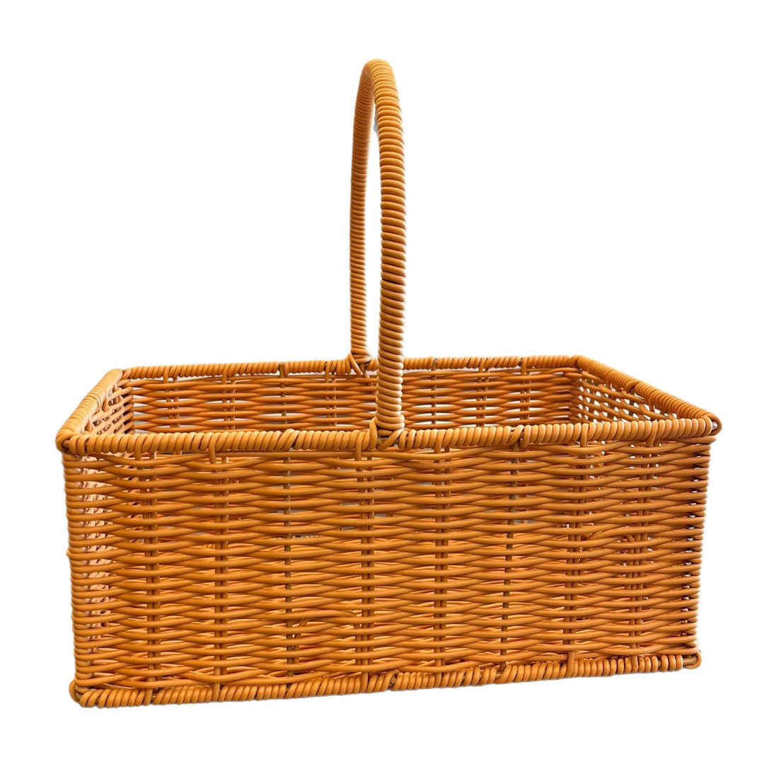 Women Handwoven Basket with Elegant Handle Bowlift