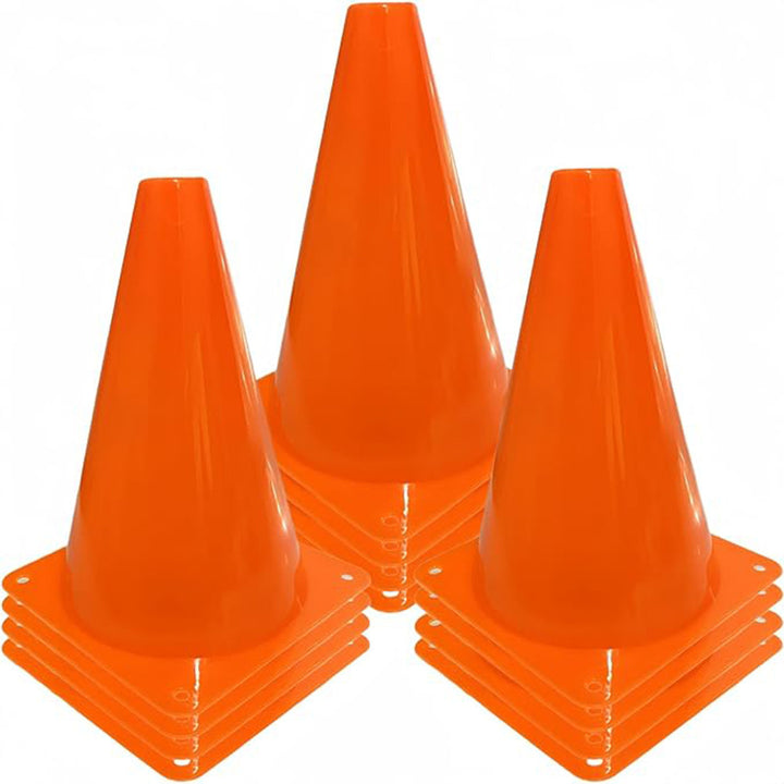 multi-piece flat-base training marker cones for soccer agility drills Bowlift