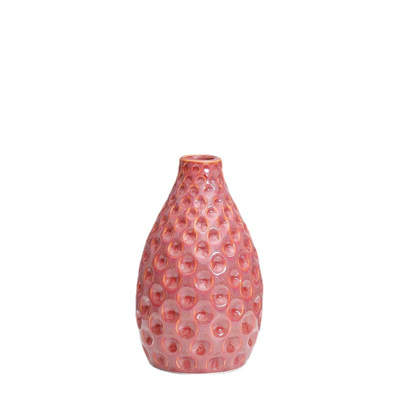 Textured Ceramic Decorative Vase Bowlift