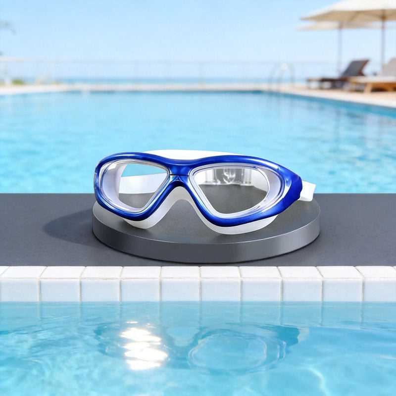 Swimming goggles with anti-fog and UV protection technology Bowlift