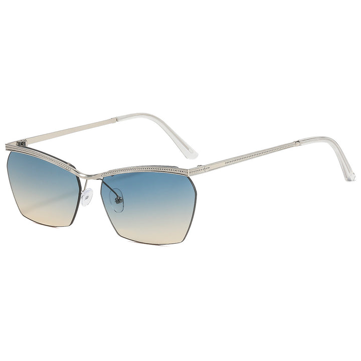 Women's Fashion Sunglasses with Delicate Frame and Gentle Gradient Bowlift