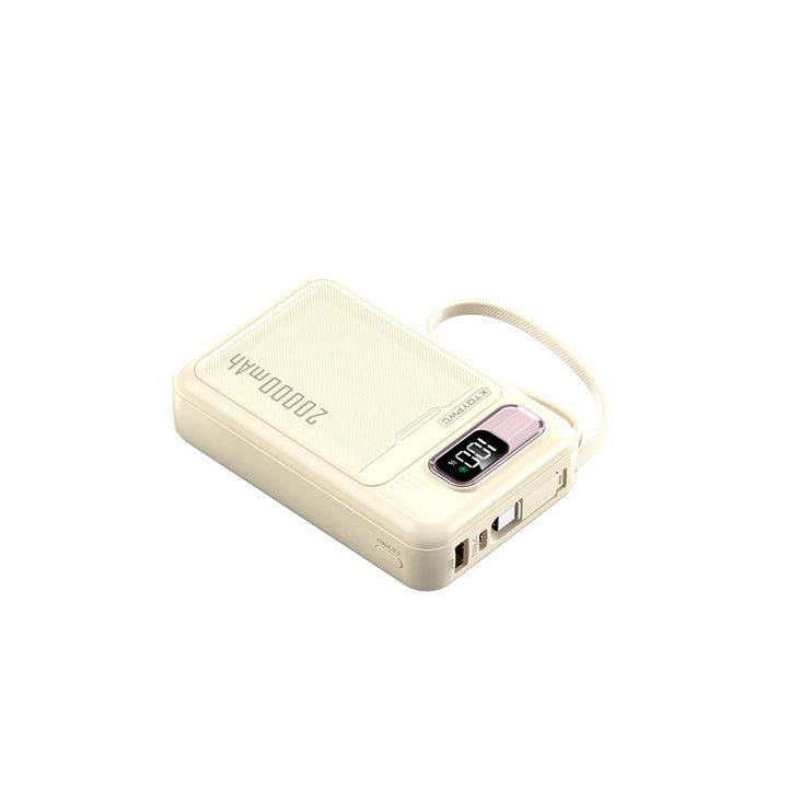 Portable power bank with innovative LCD display and fast charging function Bowlift