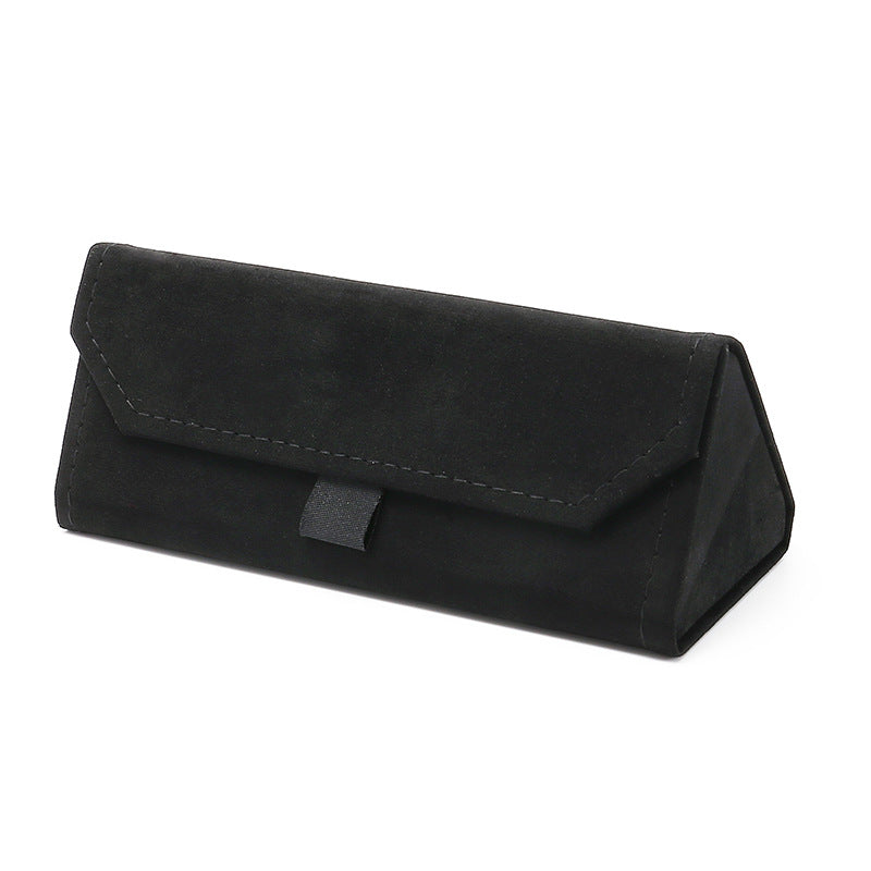 Foldable Suede Sunglasses Case with Magnetic Closure Bowlift