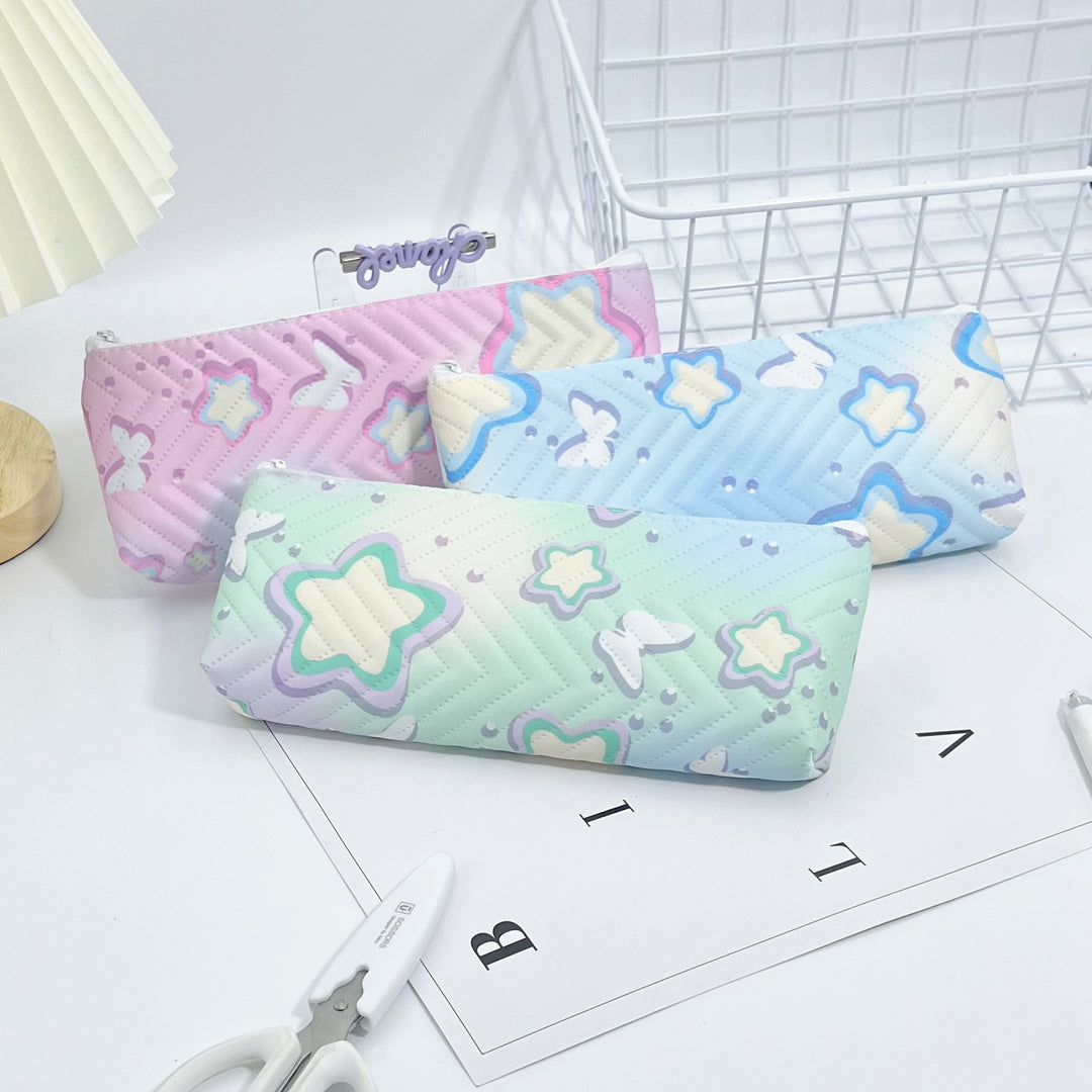 Quilted Butterfly Print Pencil Case Bowlift