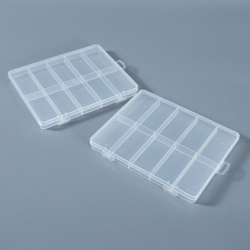 Multi-Divisional Clear Craft Storage Case Bowlift