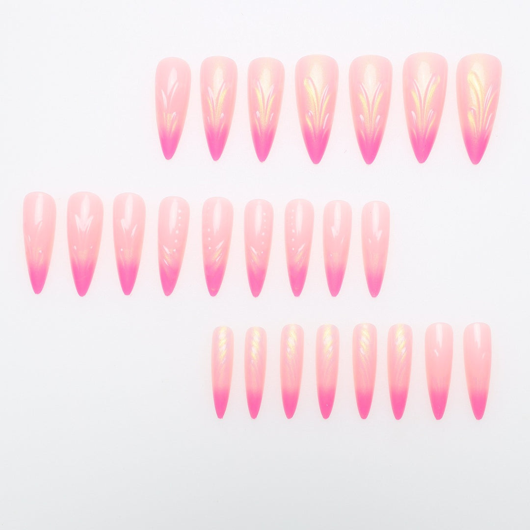 Artistic Stiletto Nail Extensions Bowlift