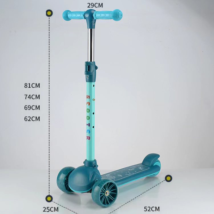 Adjustable Height Kickboard Scooter Bowlift