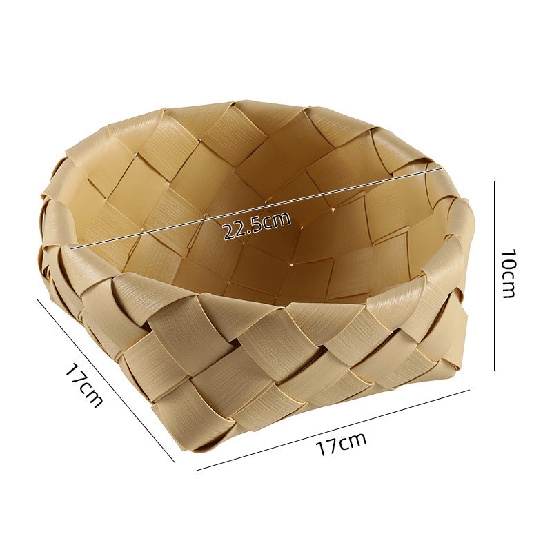 Handwoven Decorative Woven Serving Bowl Bowlift