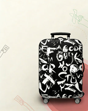 Unisex non-elastic Luggage protective cover with eye-catching design and water-repellent coating Bowlift