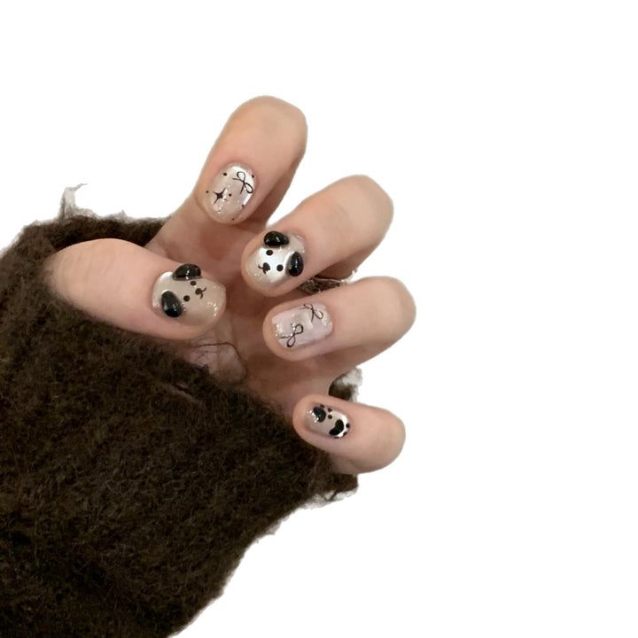 Creative Art Nails In Panda Design Bowlift