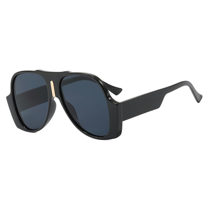 Women's square sunglasses with unique animal pattern frame and UV protection Bowlift