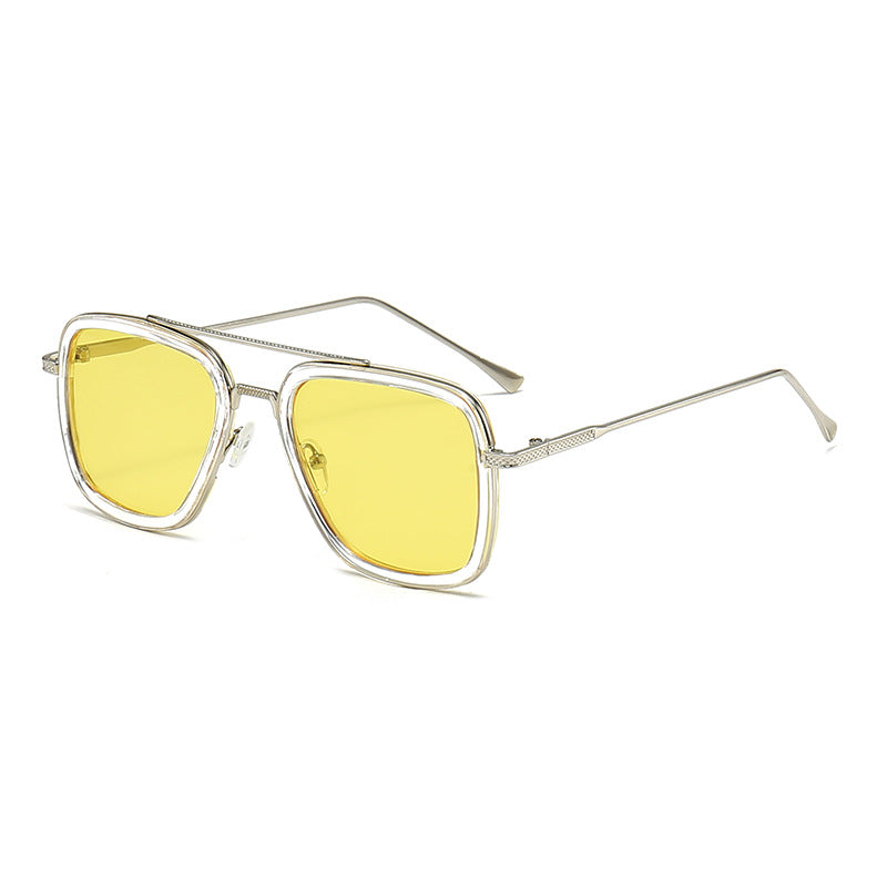Women's stylish square sunglasses with metallic details Bowlift