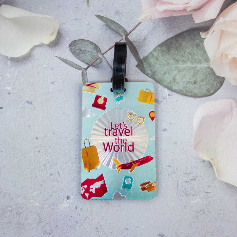 Artistic Travel Luggage Tag Bowlift