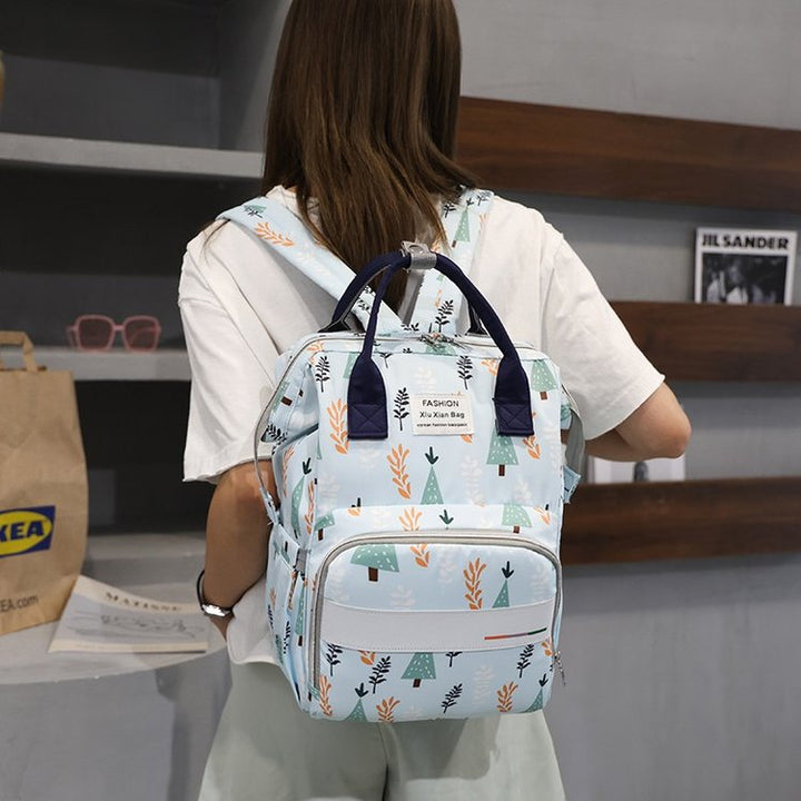 Fashionable Cactus Print Backpack Bowlift