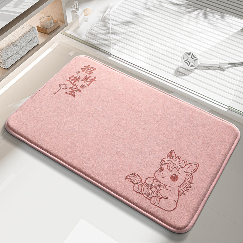 Cute Animal-Themed Bath Mat