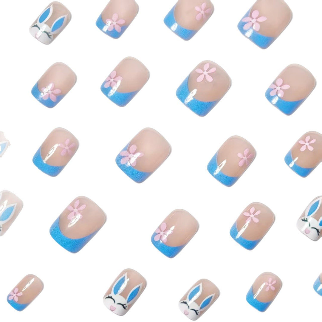 Playful Bunny-Themed Nail Art Bowlift