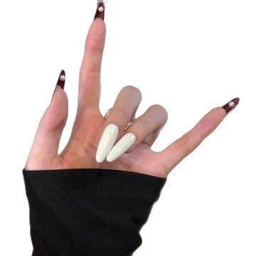 Glamorous artificial nails with elegant accents Bowlift