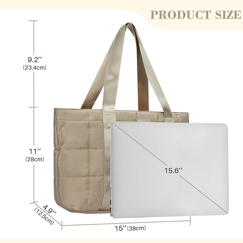Urban Quilted Tote Bag Bowlift