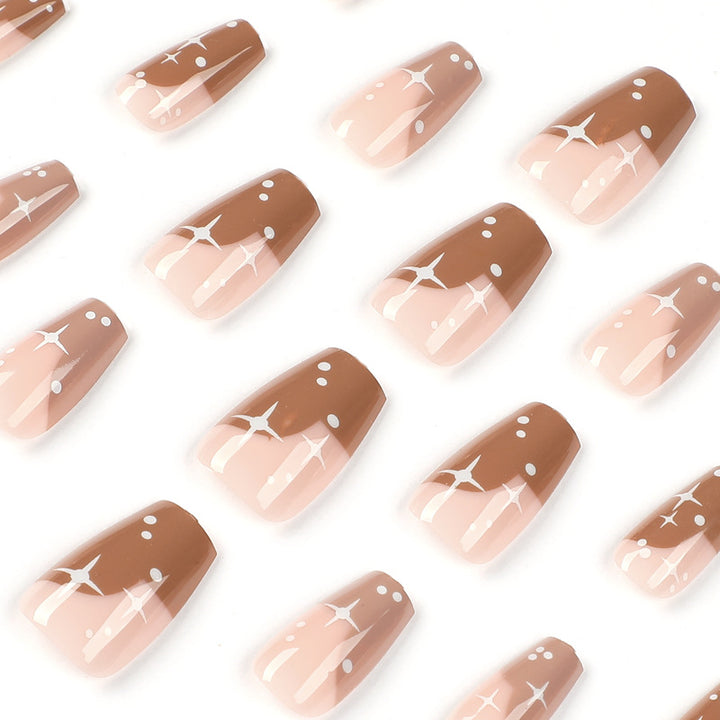 Artful Nail Extensions with Modern Color Design Bowlift