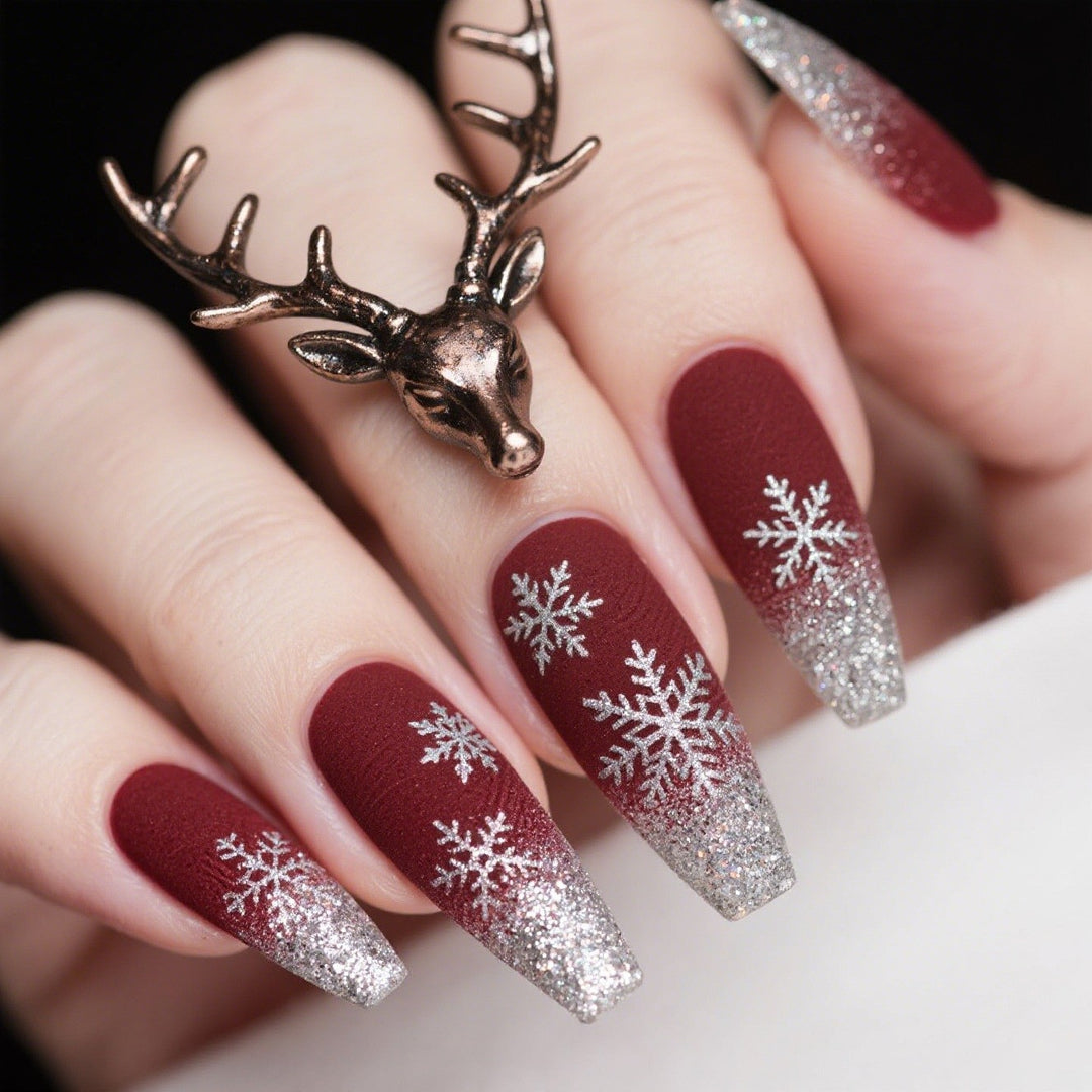 Artificial Nails in Modern Tribal Design Bowlift