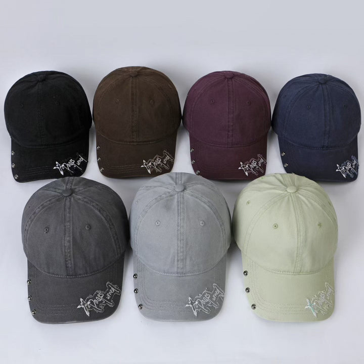 Women's Embroidered Adjustable Baseball Cap Bowlift