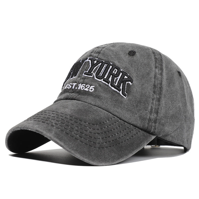Men's Distressed Embroidered Dad Hat Bowlift