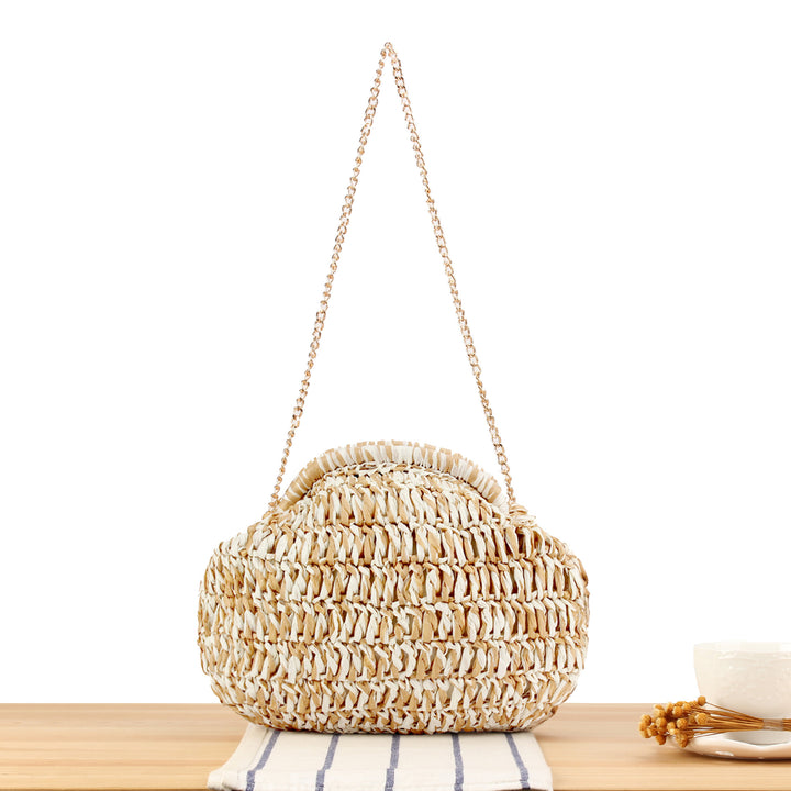 Handbag with Unique Cloud Shape Bowlift
