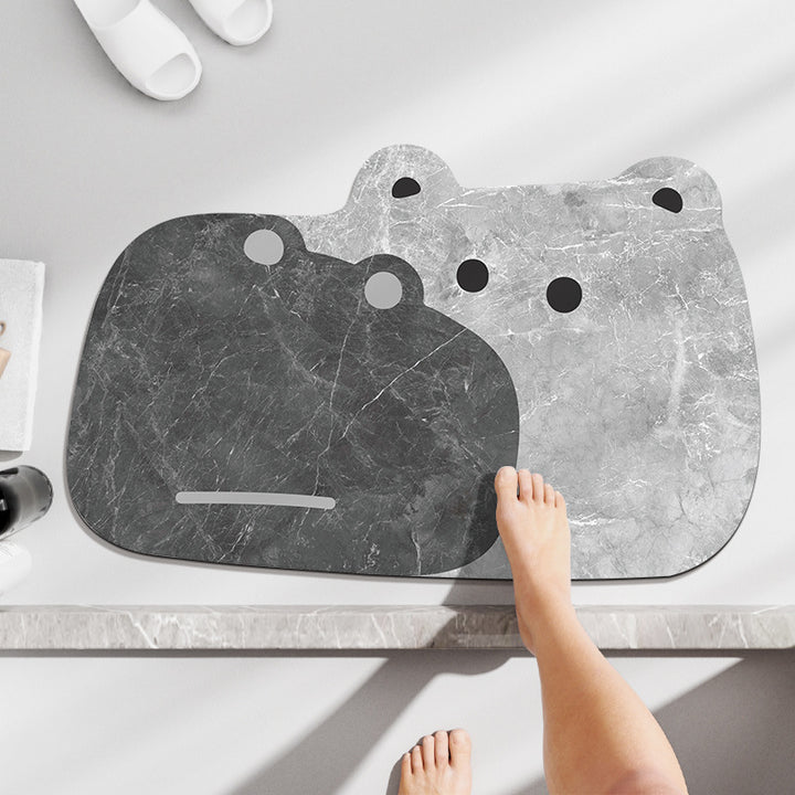 Cute Frog Design Bath Mat