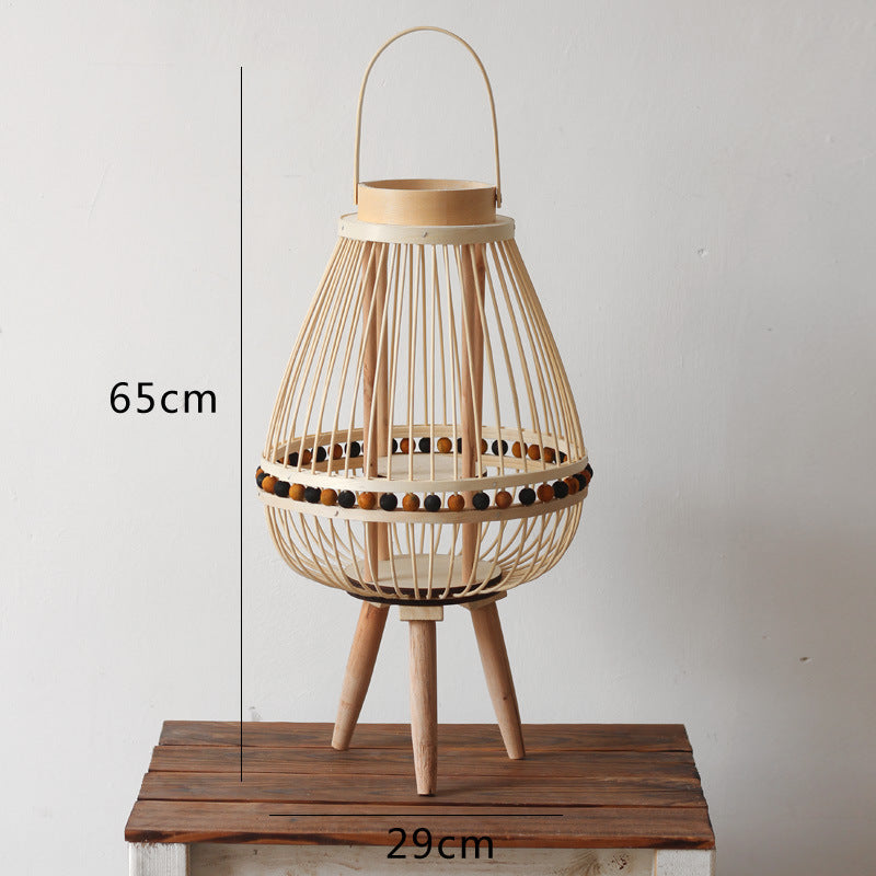 Handcrafted lantern made from natural materials Bowlift