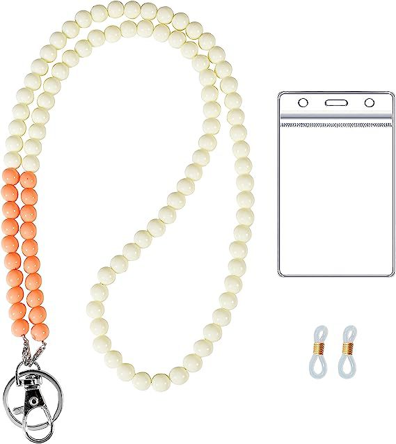 Beaded Lanyard with ID Holder Bowlift