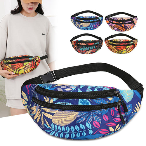 Floral Print Utility Fanny Pack Bowlift