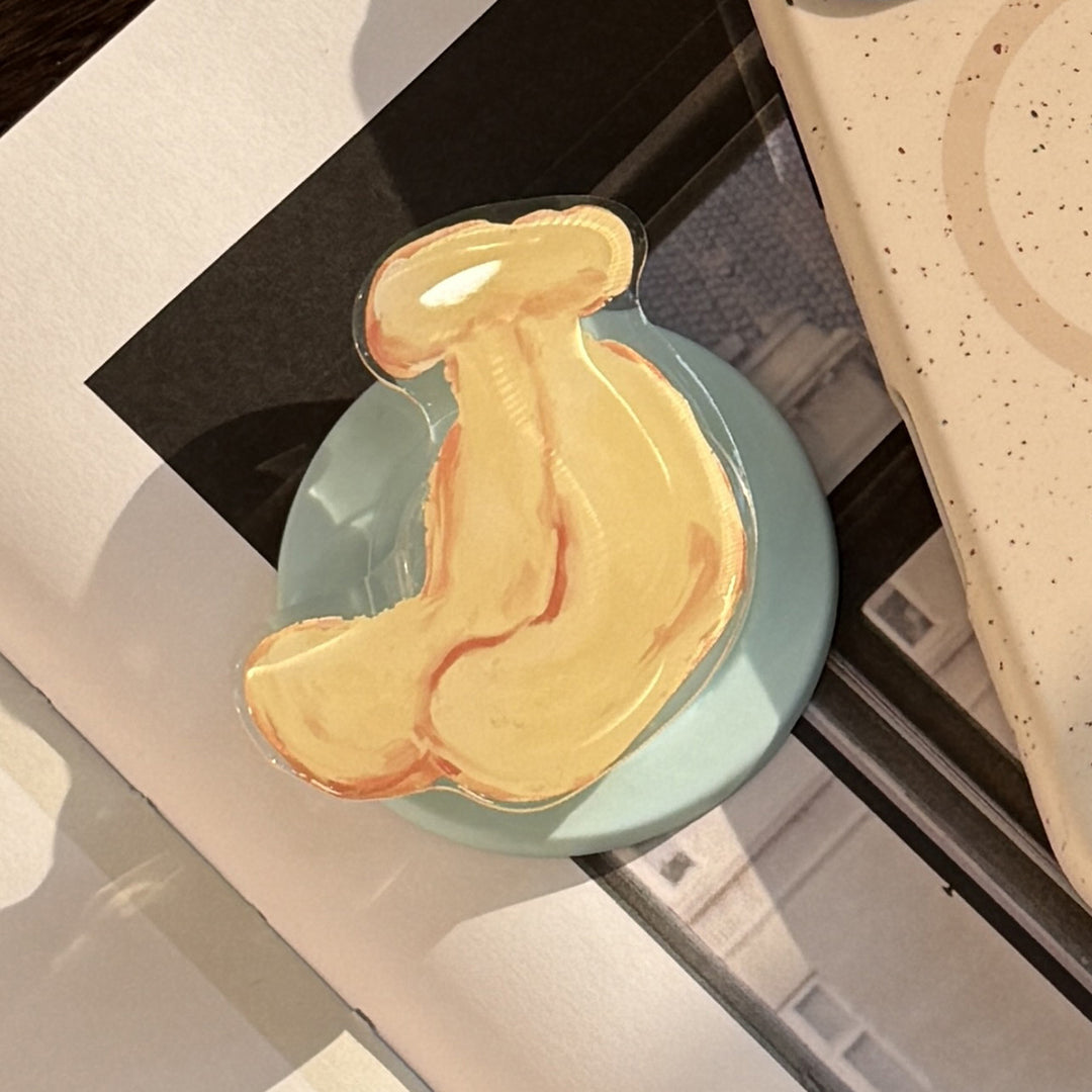 Creative ceramic coaster in figurative design Bowlift