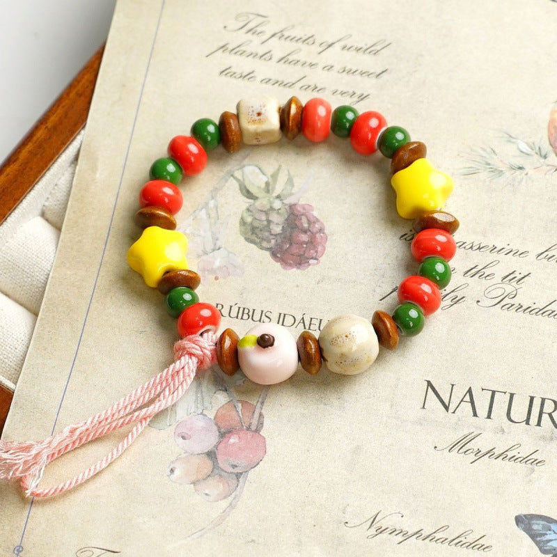 Heart-Shaped Beaded Bracelet Bowlift