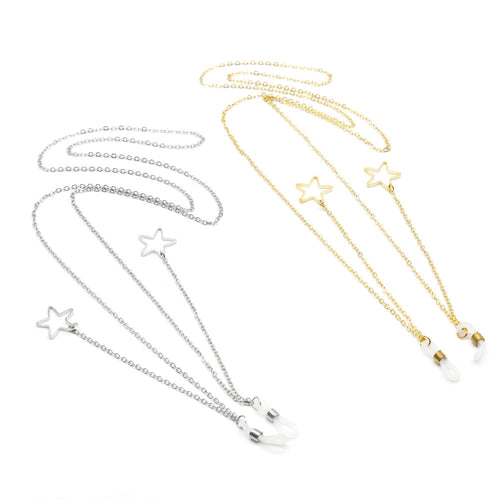 Star-Shaped Eyewear Holder Chain Bowlift