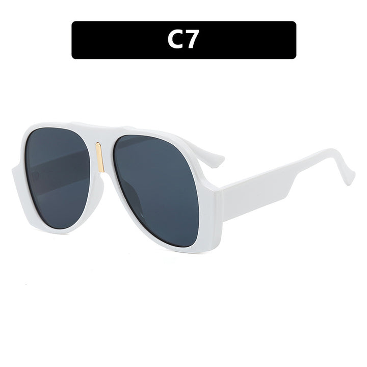 Women's square sunglasses with unique animal pattern frame and UV protection Bowlift