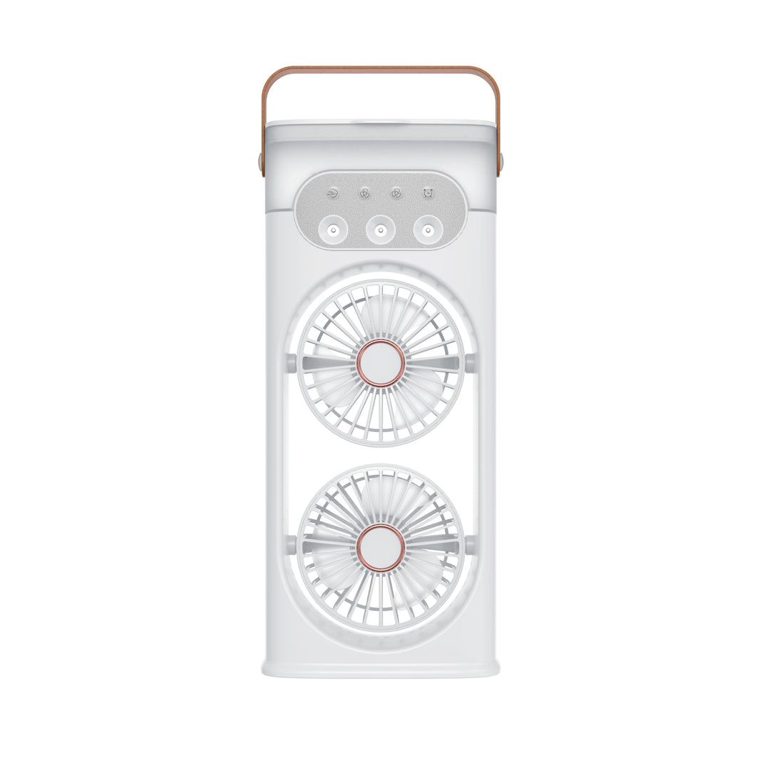 Unisex Dual-Bluetooth Portable Cooling Fan Bowlift
