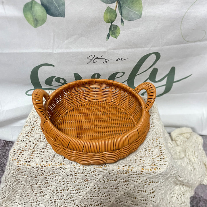 Handmade Natural Woven Serving Tray Bowlift