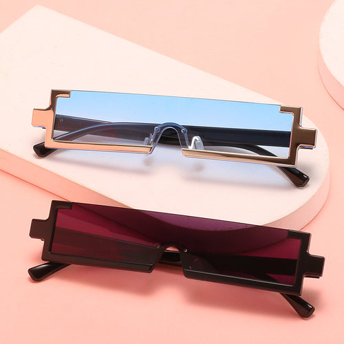 Ladies futuristic sunglasses with unique geometric design Bowlift