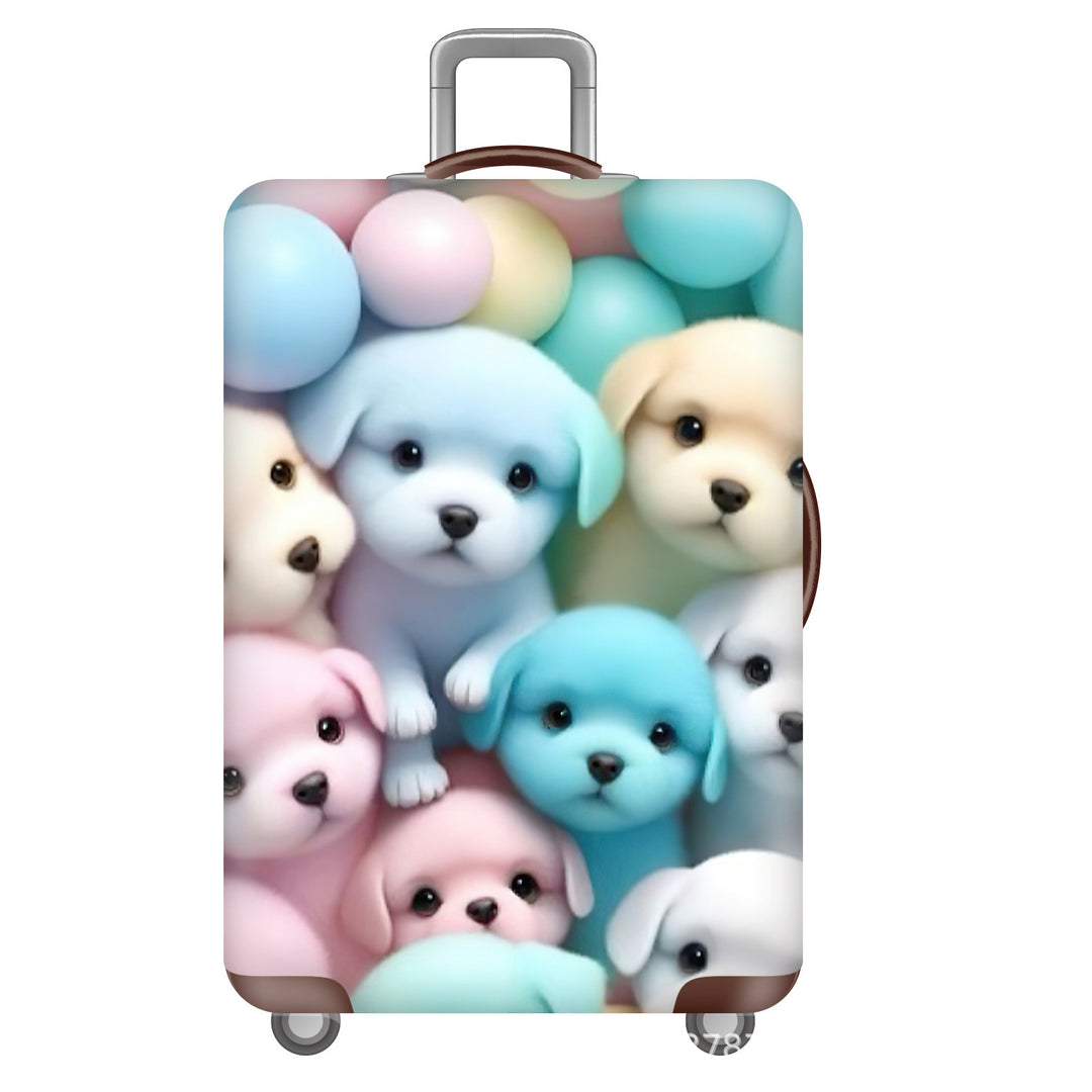 Unisex Hard-shell suitcase with cute cat motif Bowlift