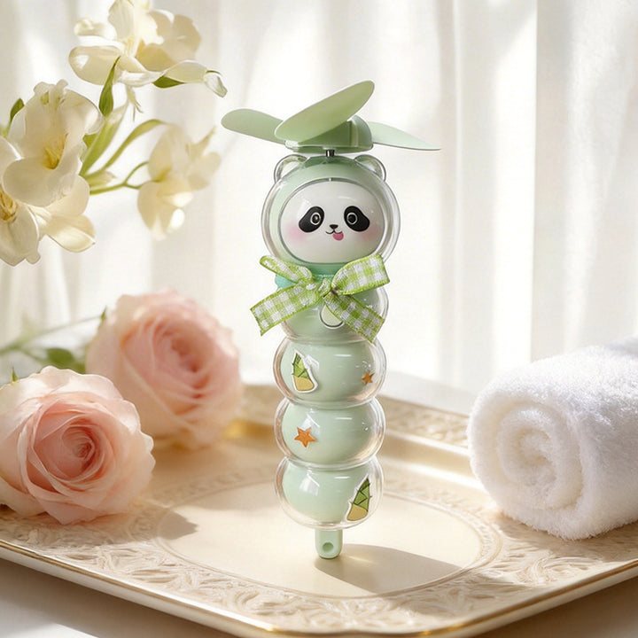 Ladies creative portable mini fan with cat motif Bowlift