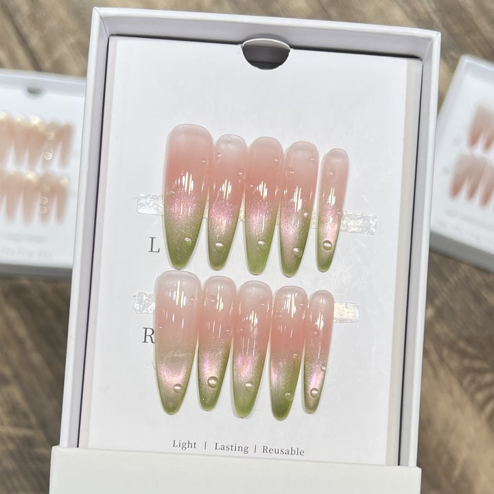 Stiletto Ombre Press-On Nail Set Bowlift